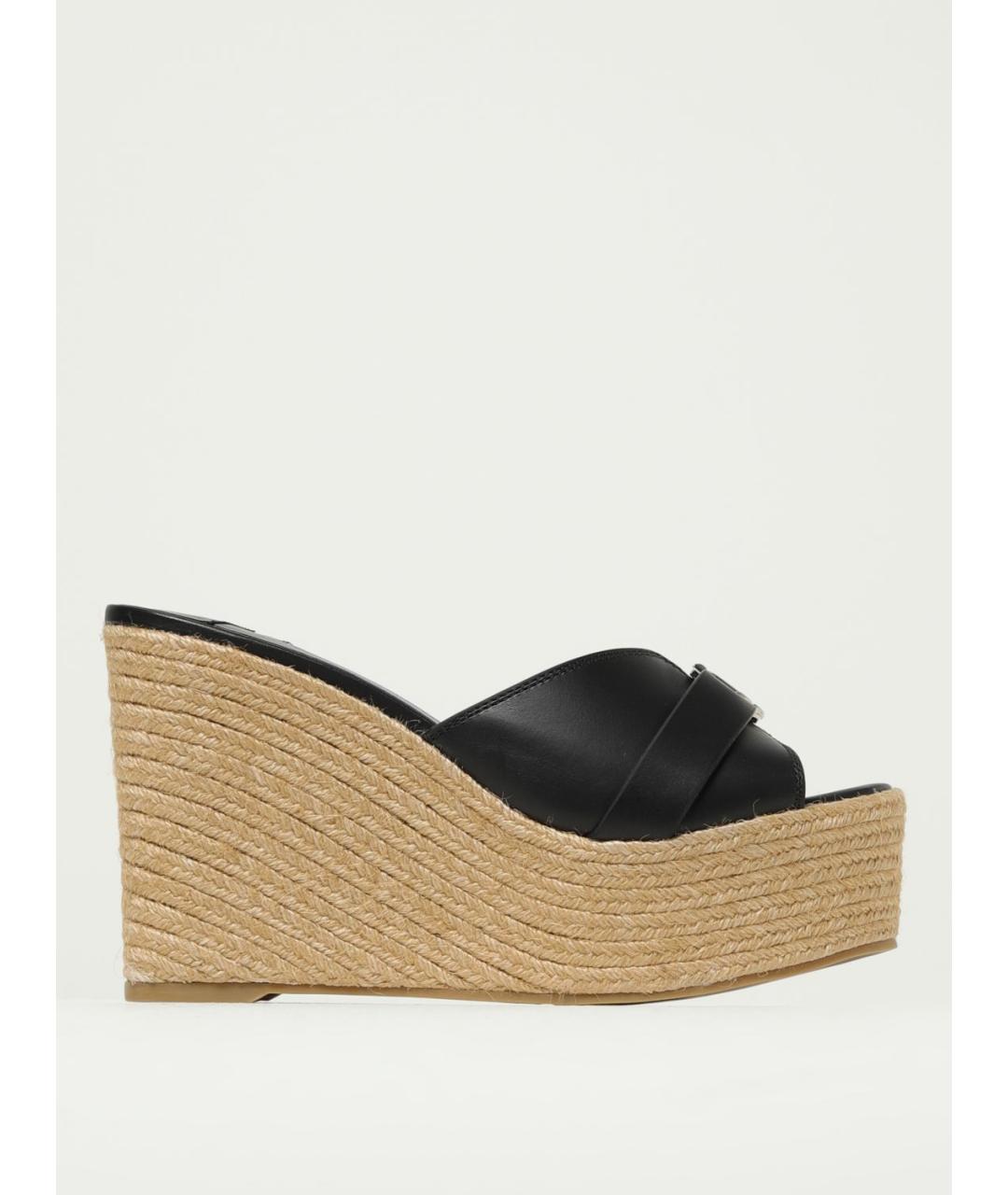 JIMMY CHOO Черные кожаные мюли, фото 5
