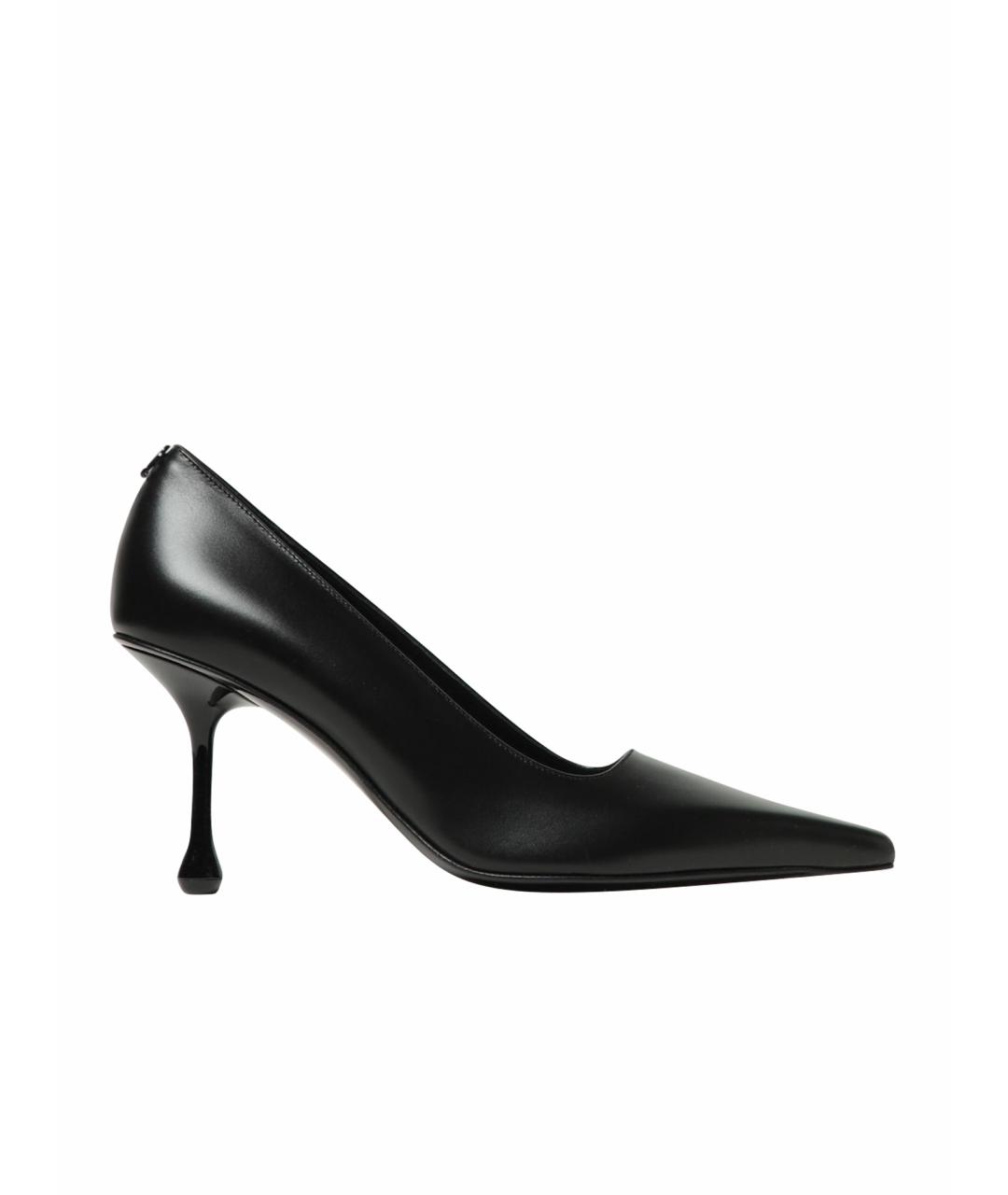 JIMMY CHOO Черные кожаные туфли, фото 1