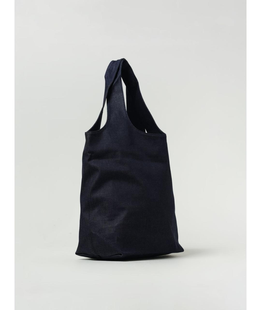 A.P.C. Синяя тканевая сумка тоут, фото 2