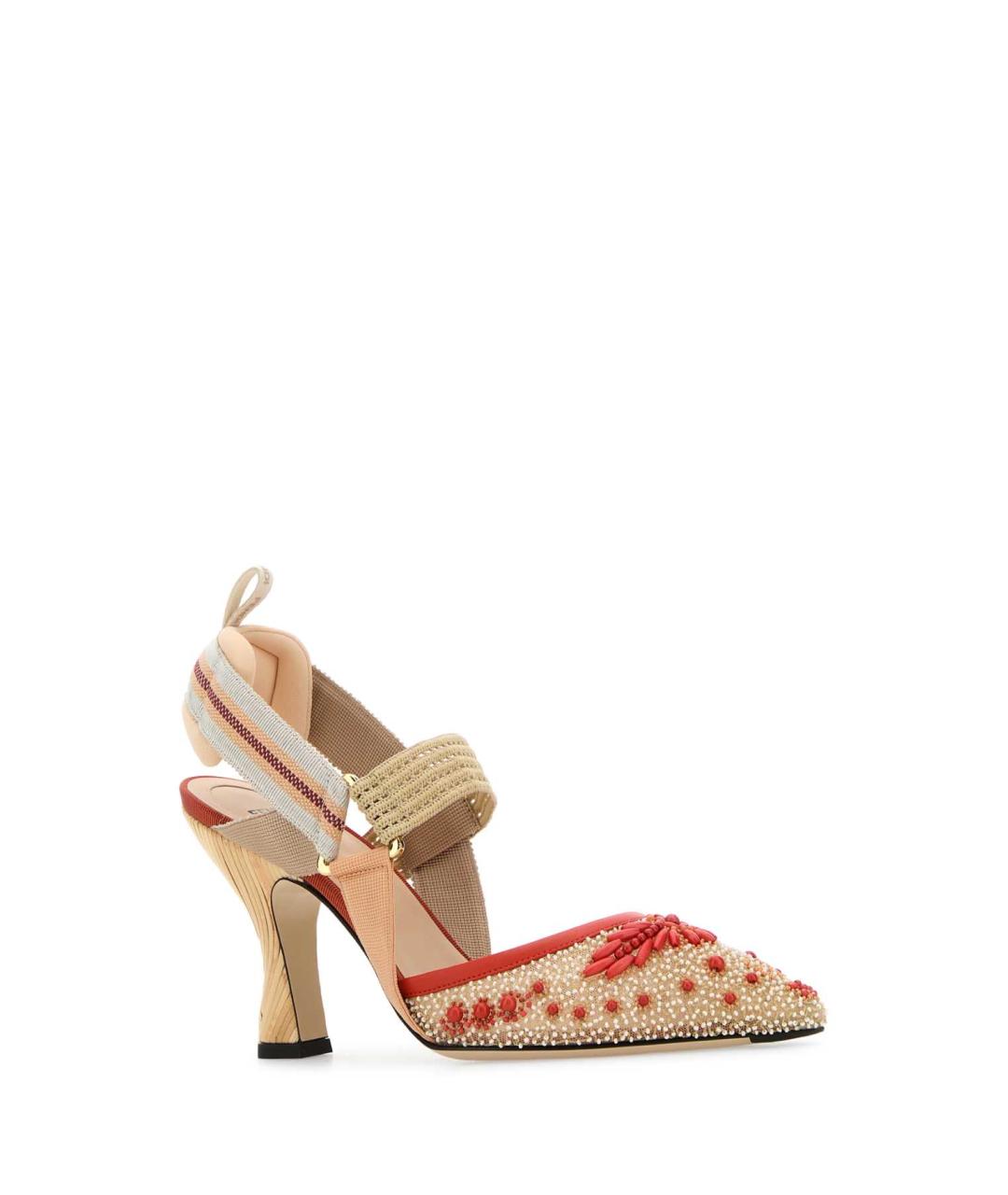 FENDI Мульти туфли, фото 2