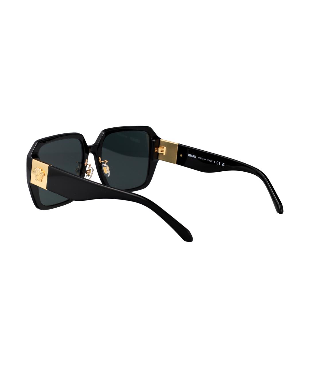 VERSACE Черные солнцезащитные очки, фото 4