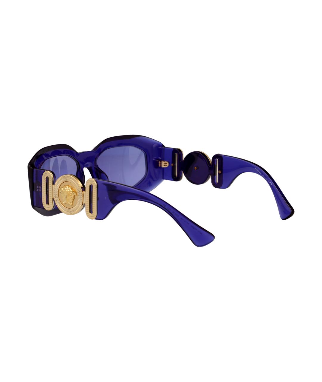 VERSACE Фиолетовые солнцезащитные очки, фото 4