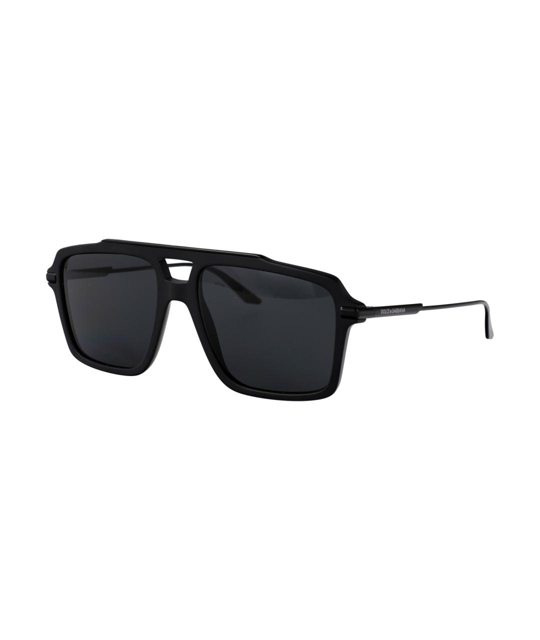 DOLCE&GABBANA Черные солнцезащитные очки, фото 2