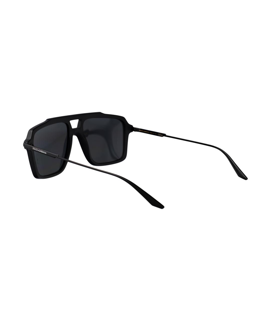 DOLCE&GABBANA Черные солнцезащитные очки, фото 4