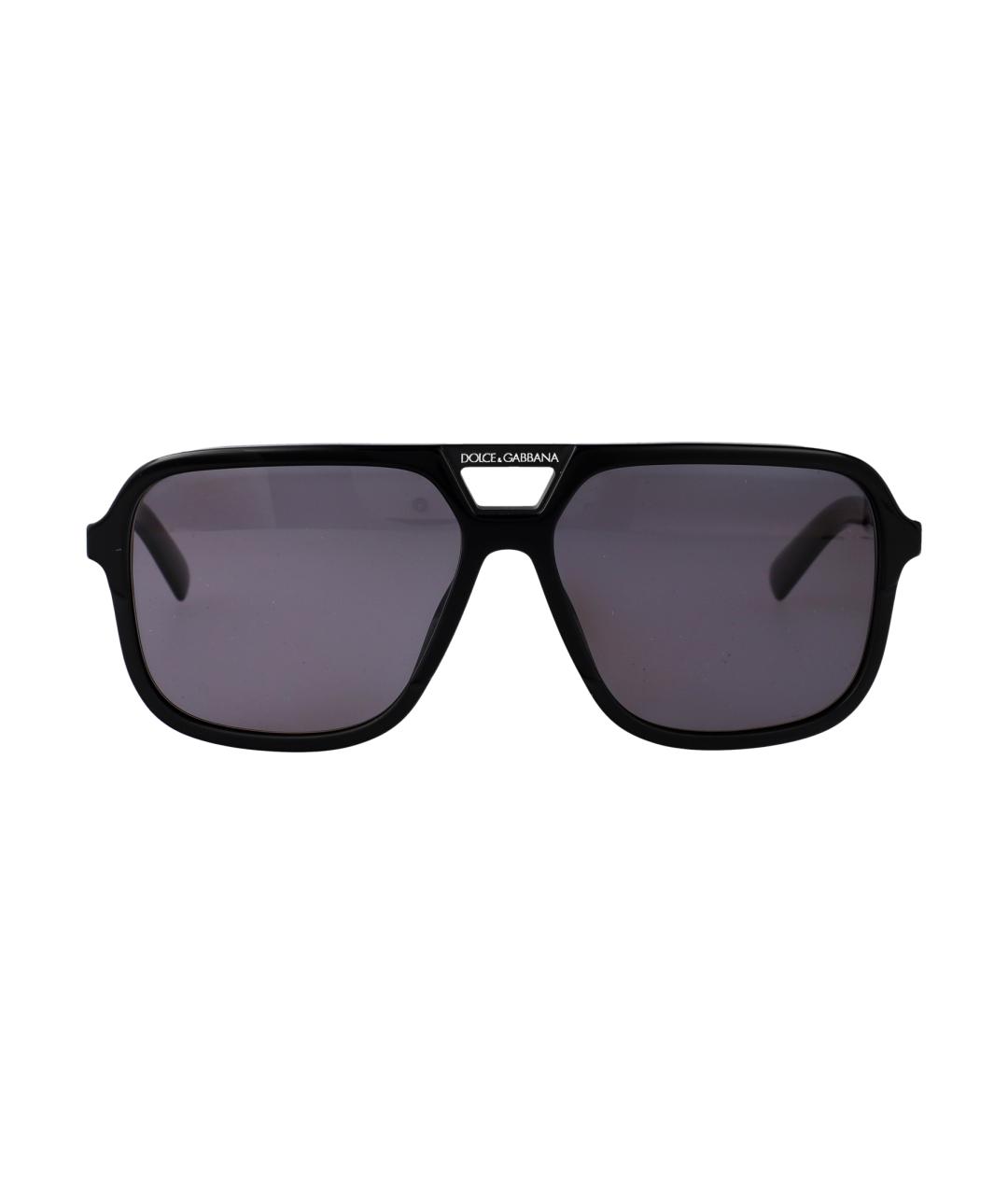 DOLCE&GABBANA Черные солнцезащитные очки, фото 1