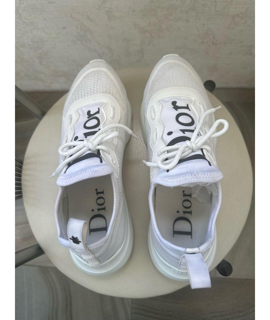 DIOR HOMME Белые низкие кроссовки / кеды, фото 3