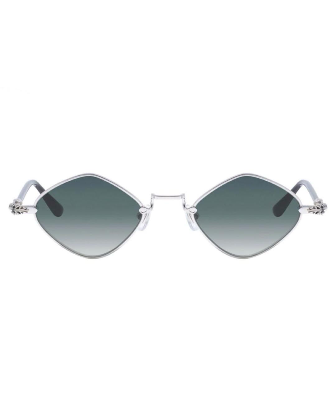 CHROME HEARTS Синие металлические солнцезащитные очки, фото 3
