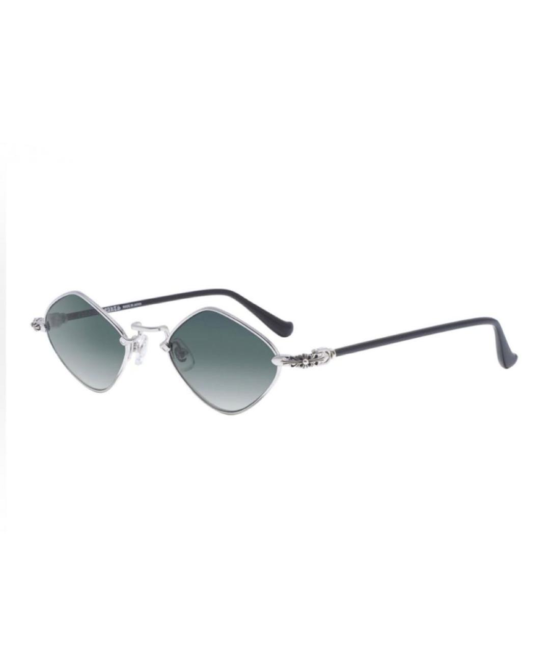 CHROME HEARTS Синие металлические солнцезащитные очки, фото 5