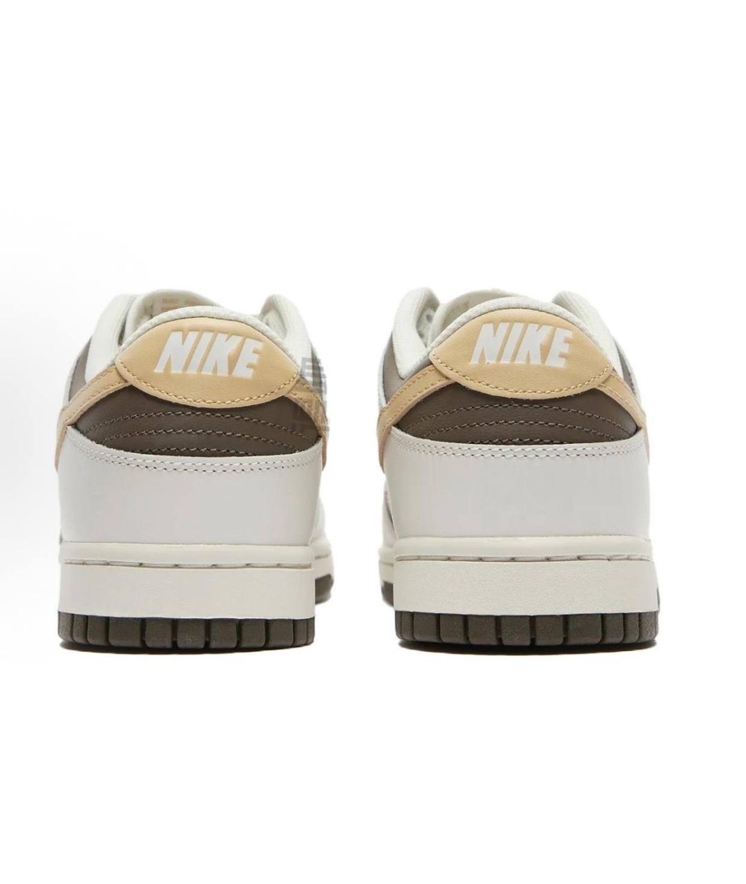 NIKE Коричневые кожаные кроссовки, фото 4