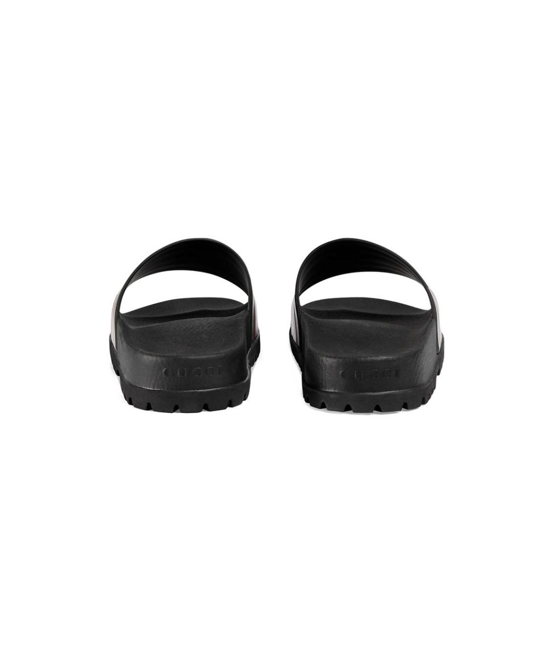 GUCCI Черные шлепанцы, фото 3