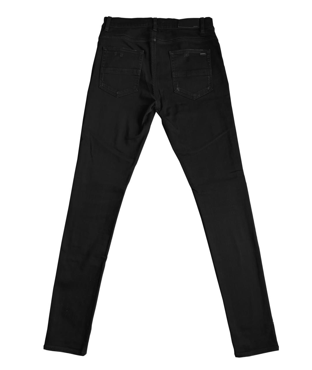 AMIRI Черные хлопковые джинсы скинни, фото 2