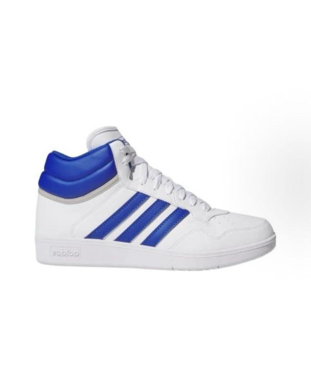ADIDAS Белые кожаные высокие кроссовки / кеды, фото 5