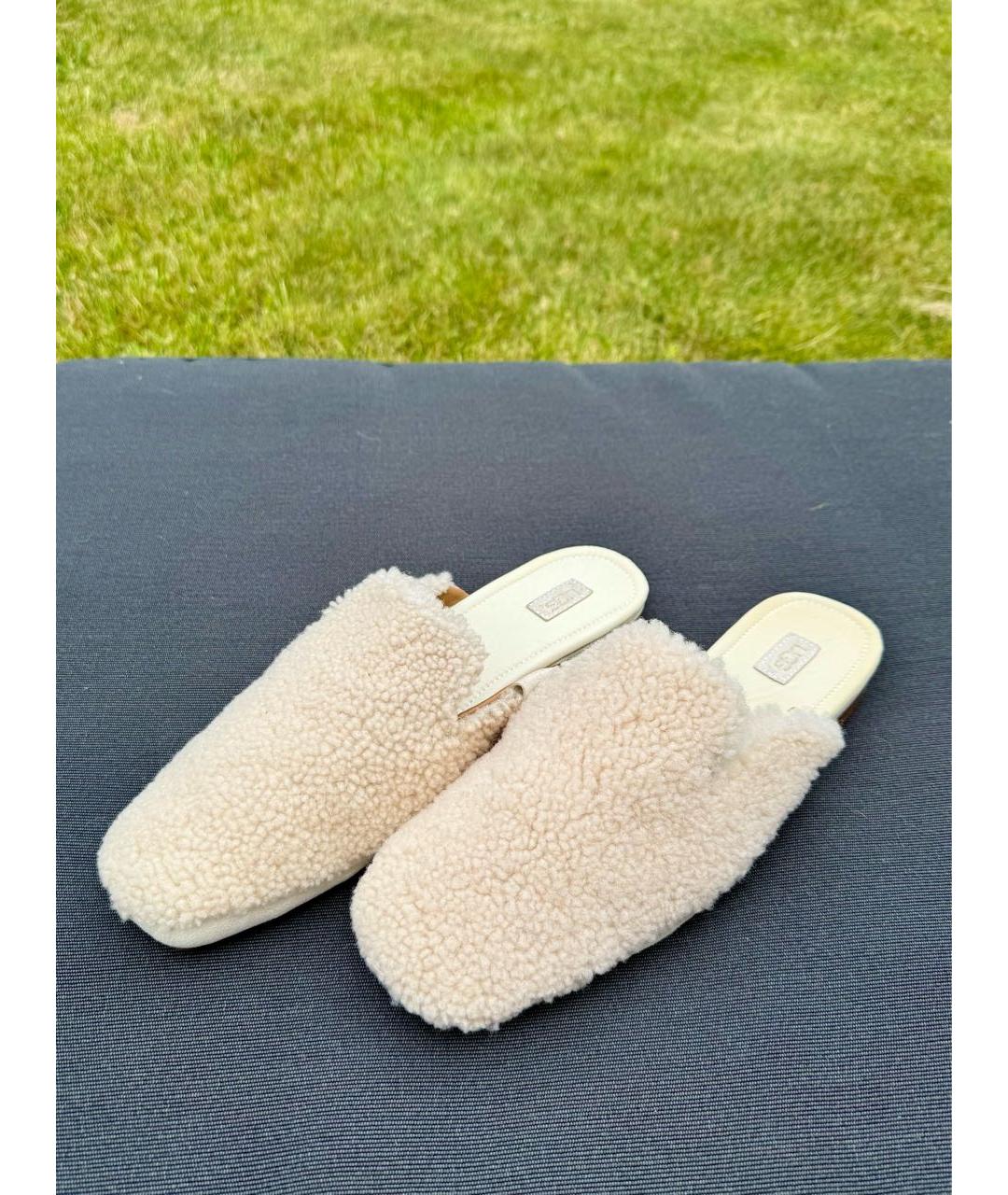 UGG AUSTRALIA Бежевые сандалии, фото 8
