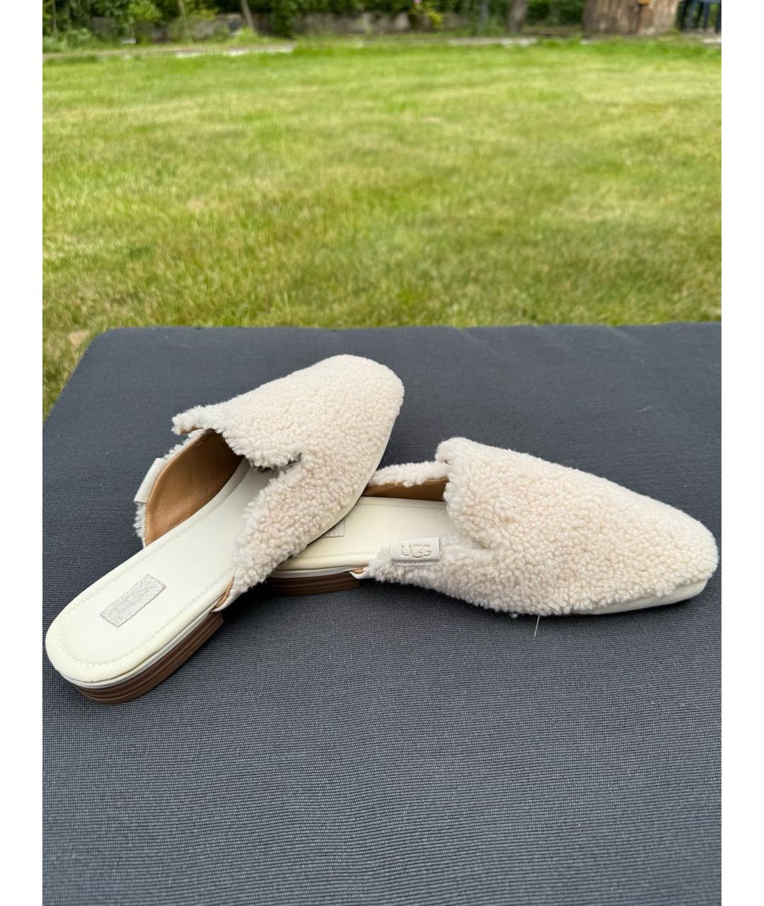 UGG AUSTRALIA Бежевые сандалии, фото 9