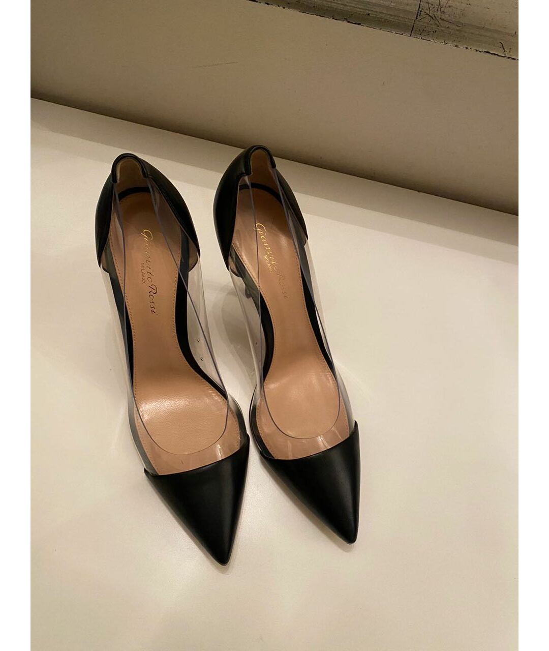 GIANVITO ROSSI Черные кожаные туфли, фото 5