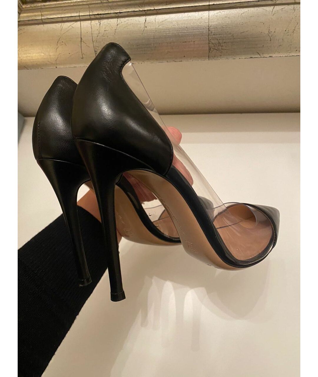 GIANVITO ROSSI Черные кожаные туфли, фото 7