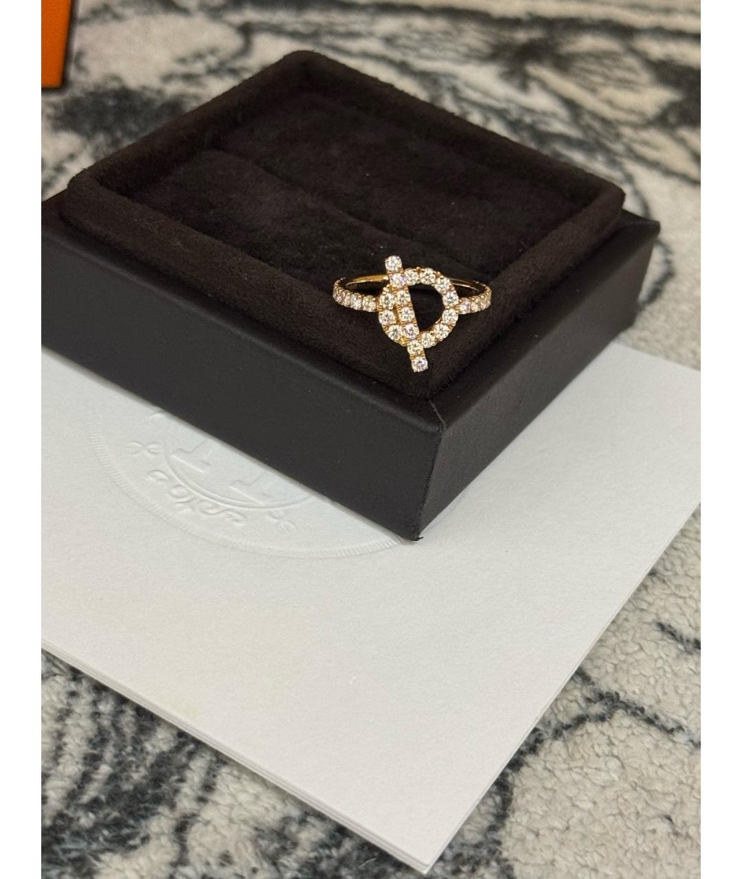HERMES Золотое кольцо из розового золота, фото 3