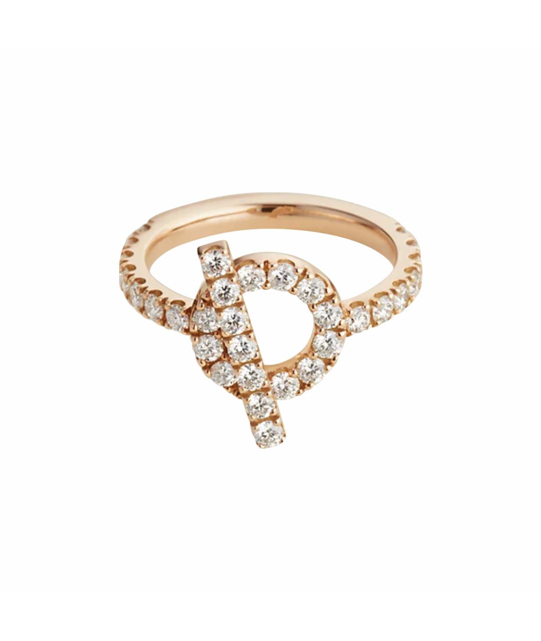 HERMES Золотое кольцо из розового золота, фото 1