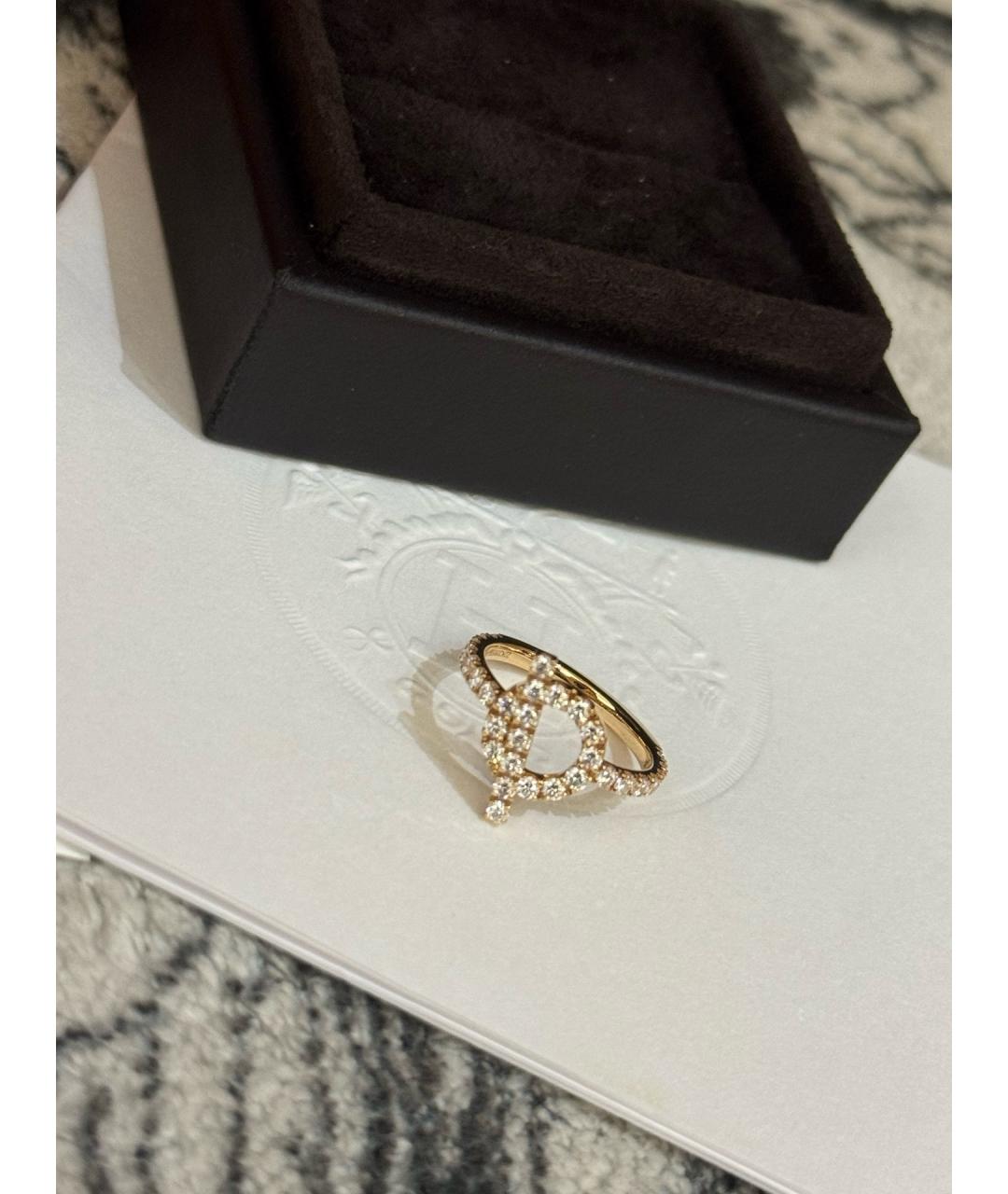 HERMES Золотое кольцо из розового золота, фото 2