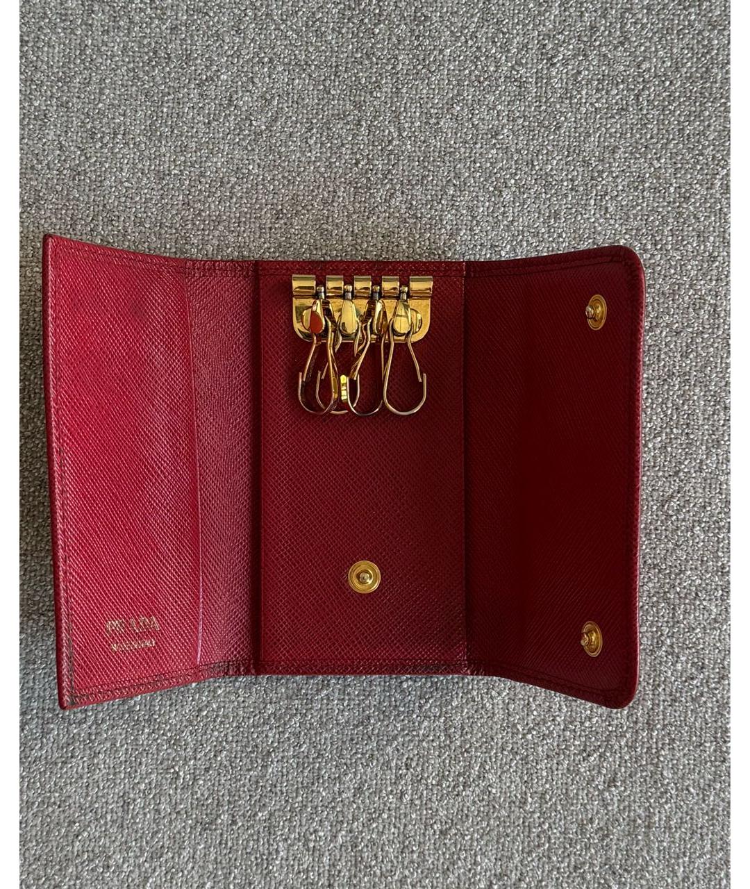 PRADA Красная ключница, фото 4