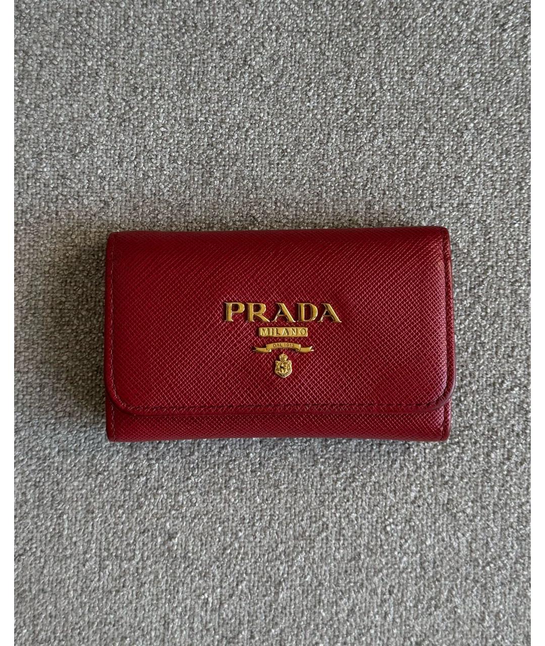 PRADA Красная ключница, фото 7