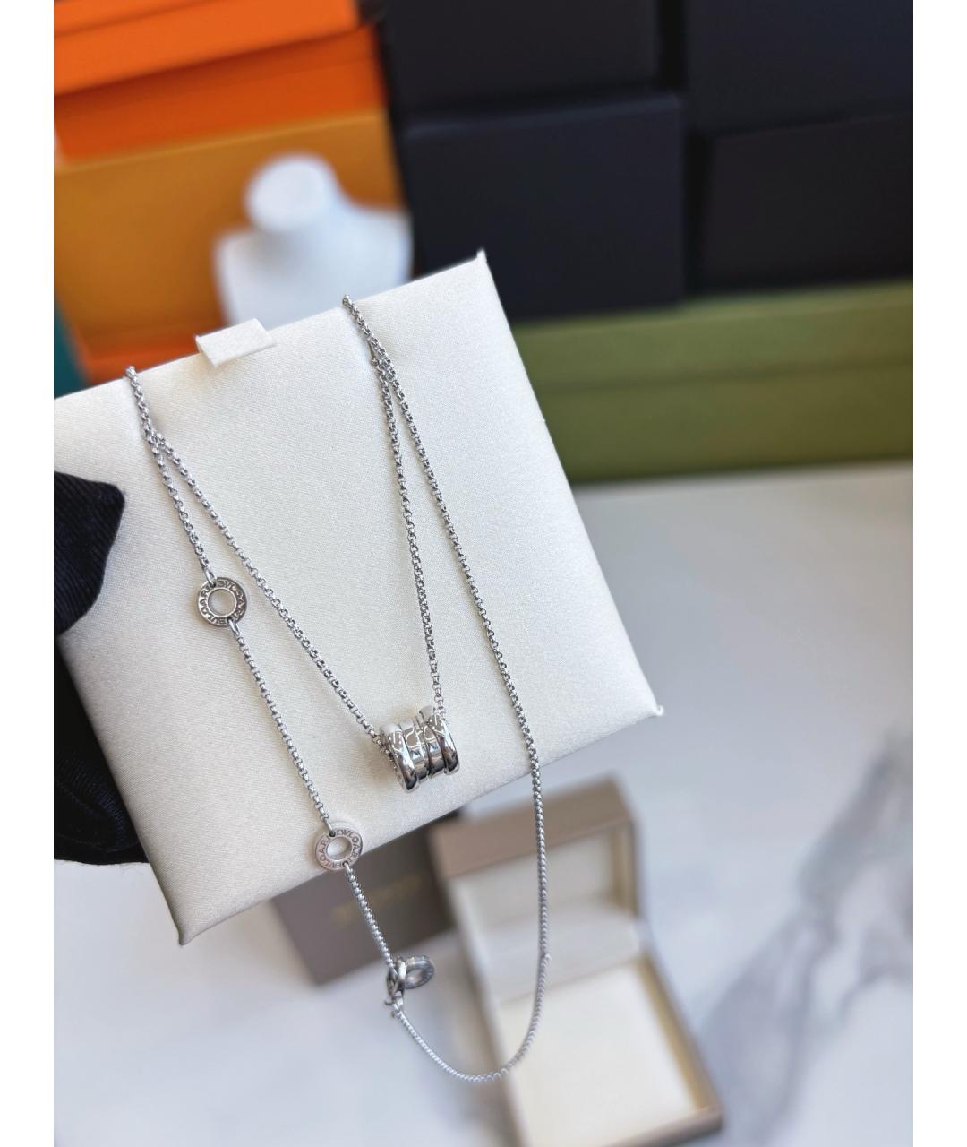 BVLGARI Подвеска из белого золота, фото 4