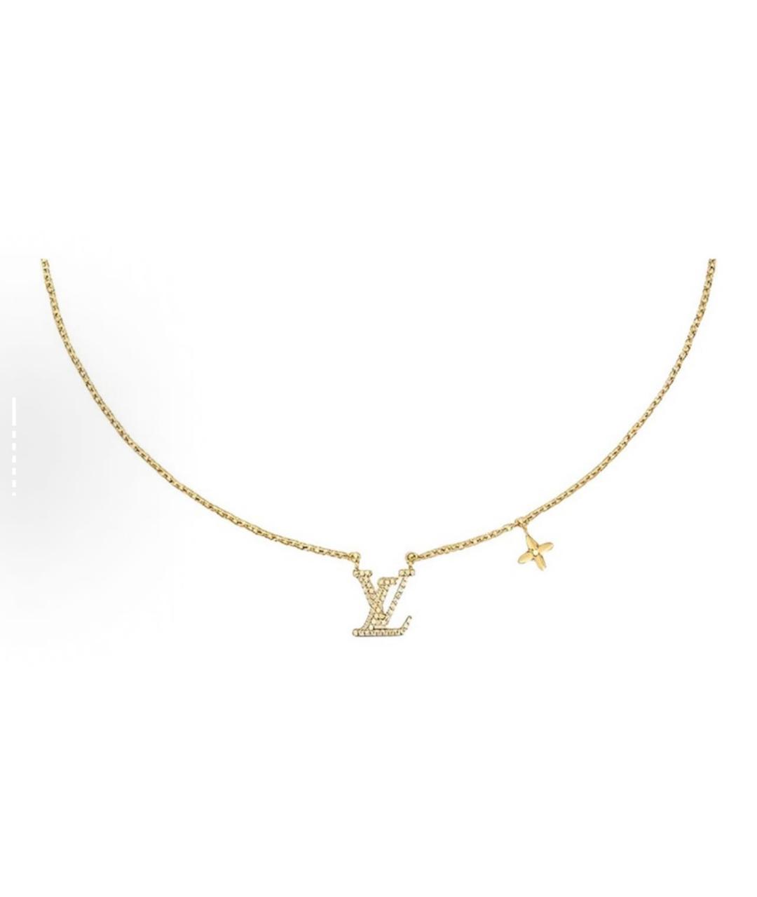 LOUIS VUITTON Золотая металлическая подвеска, фото 2