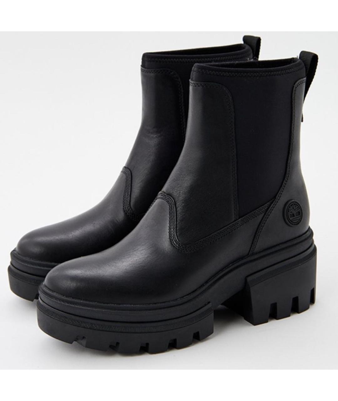 TIMBERLAND Черные кожаные ботинки, фото 4