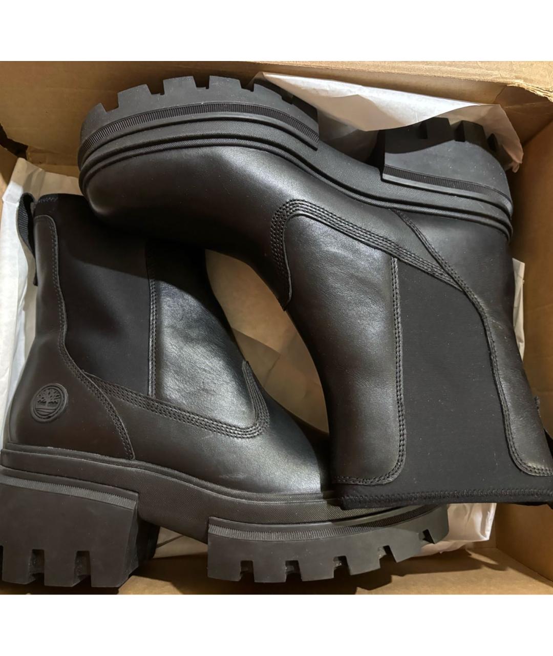 TIMBERLAND Черные кожаные ботинки, фото 2