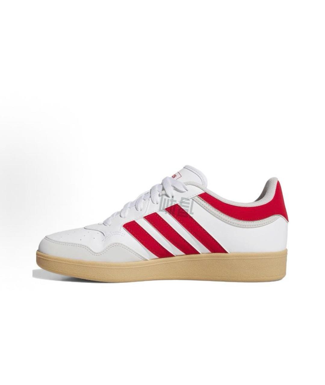 ADIDAS Белые кожаные низкие кроссовки / кеды, фото 3