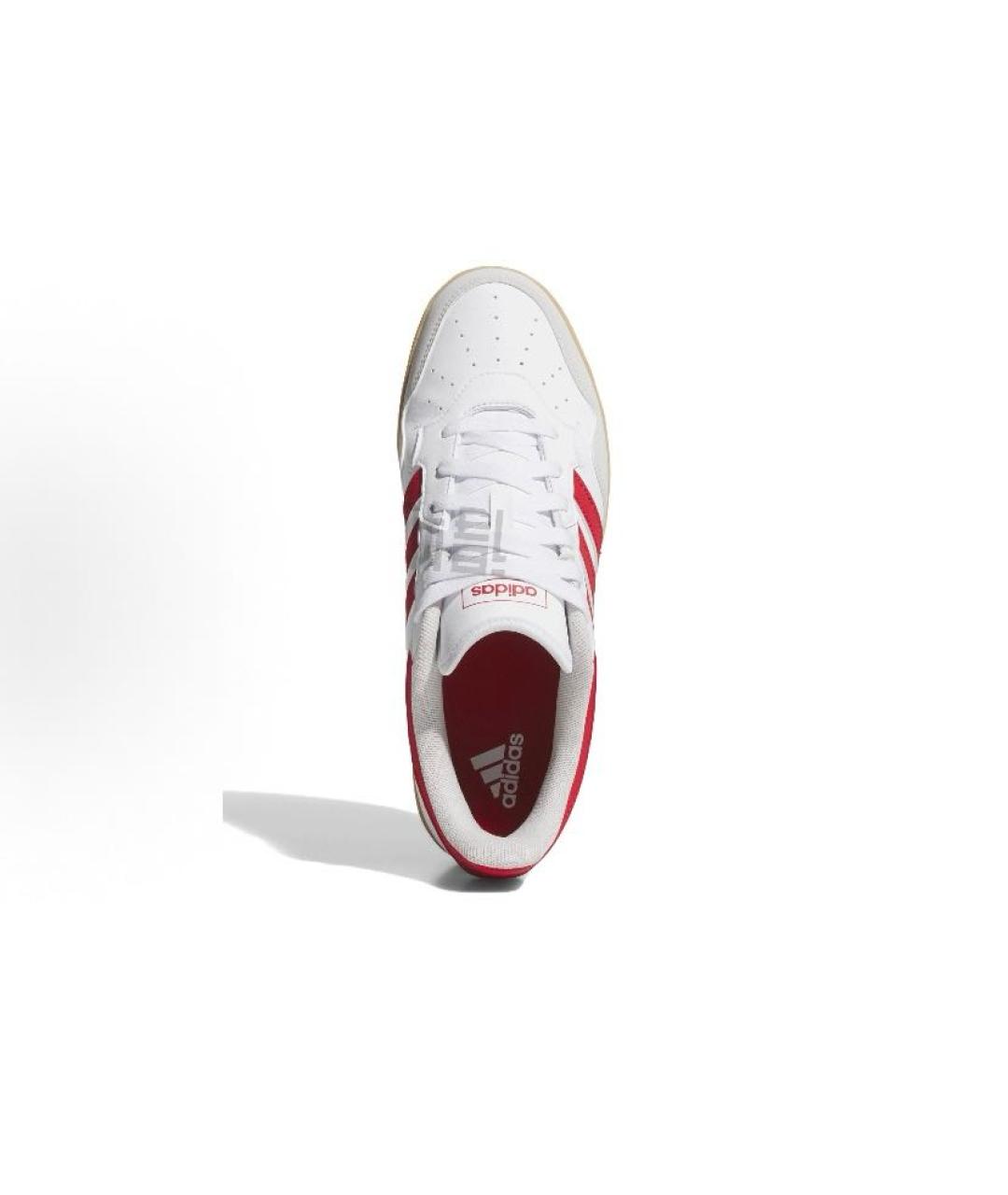 ADIDAS Белые кожаные низкие кроссовки / кеды, фото 4