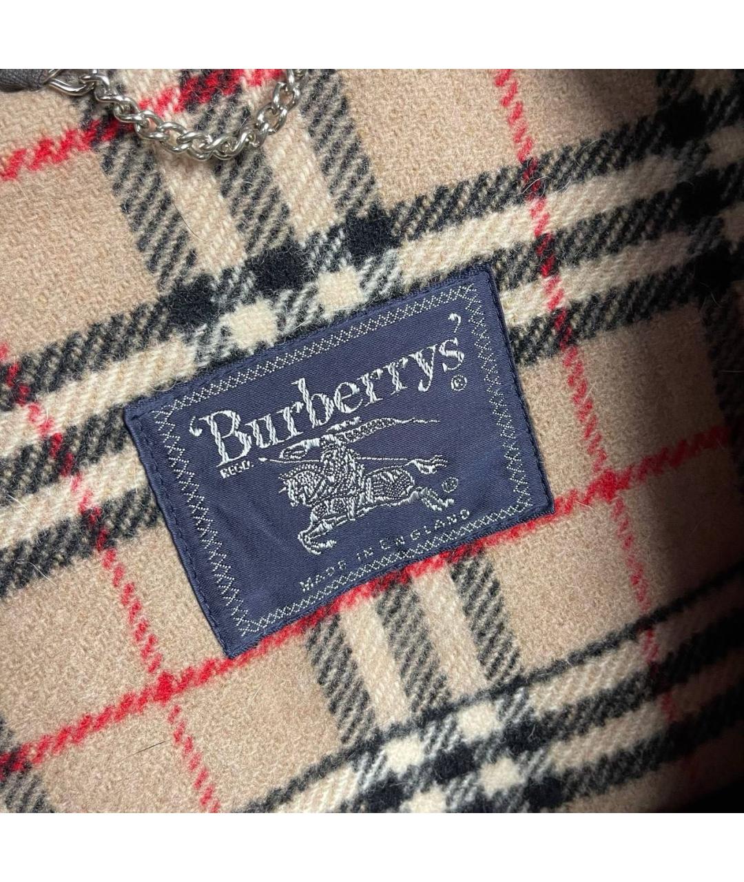 BURBERRY Красное шерстяное пальто, фото 7