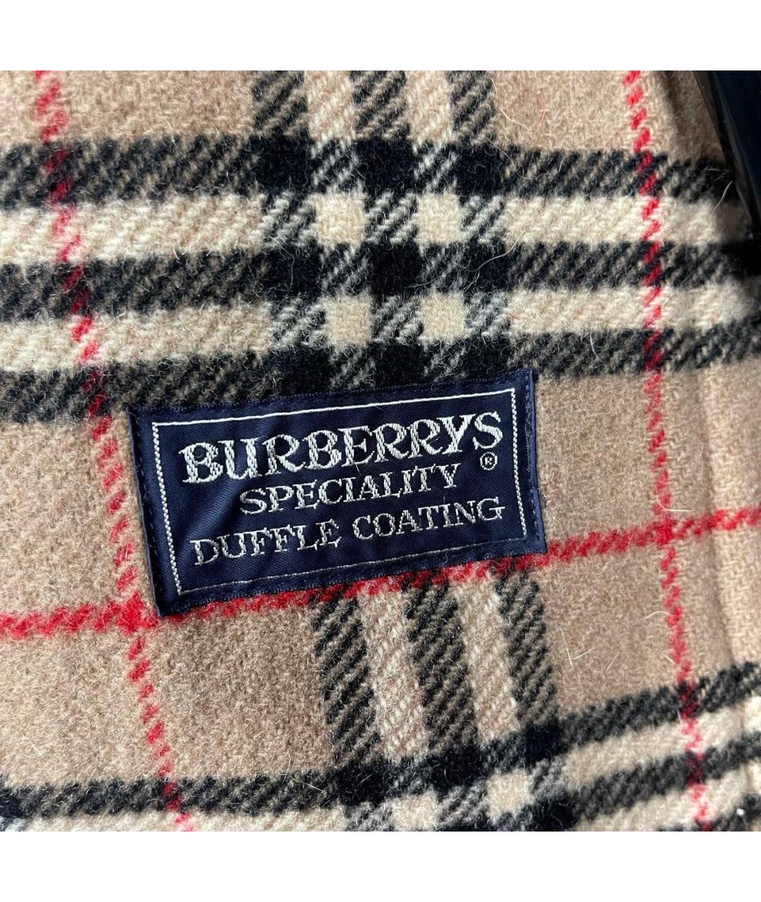 BURBERRY Красное шерстяное пальто, фото 6