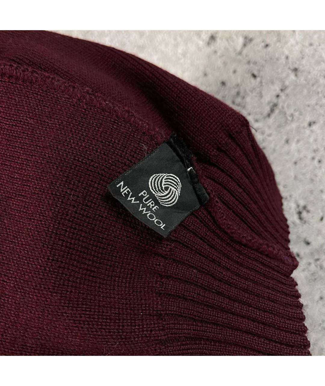 BURBERRY Бордовый кардиган, фото 4