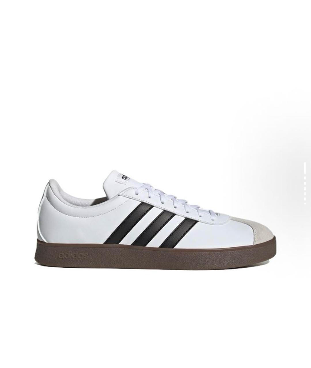 ADIDAS Белые кожаные низкие кроссовки / кеды, фото 7