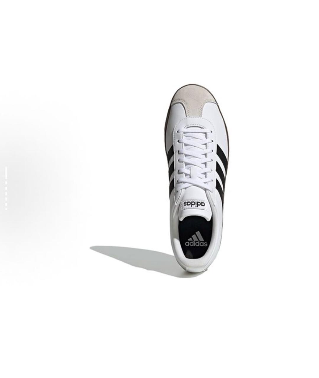 ADIDAS Белые кожаные низкие кроссовки / кеды, фото 5