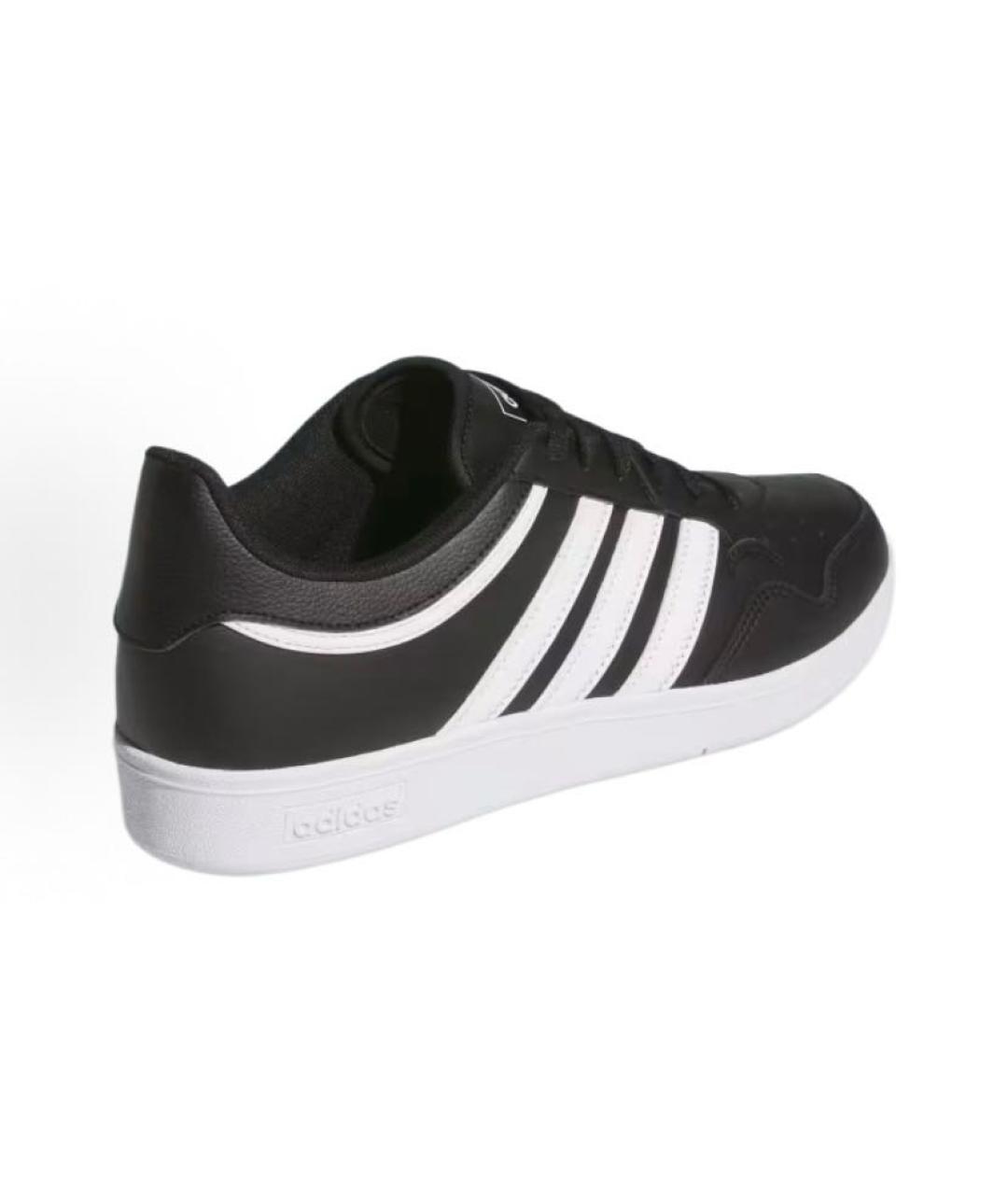 ADIDAS Черные кожаные низкие кроссовки / кеды, фото 6