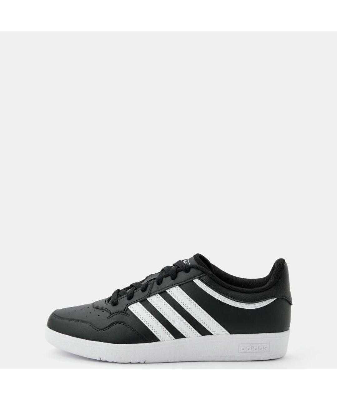 ADIDAS Черные кожаные низкие кроссовки / кеды, фото 2