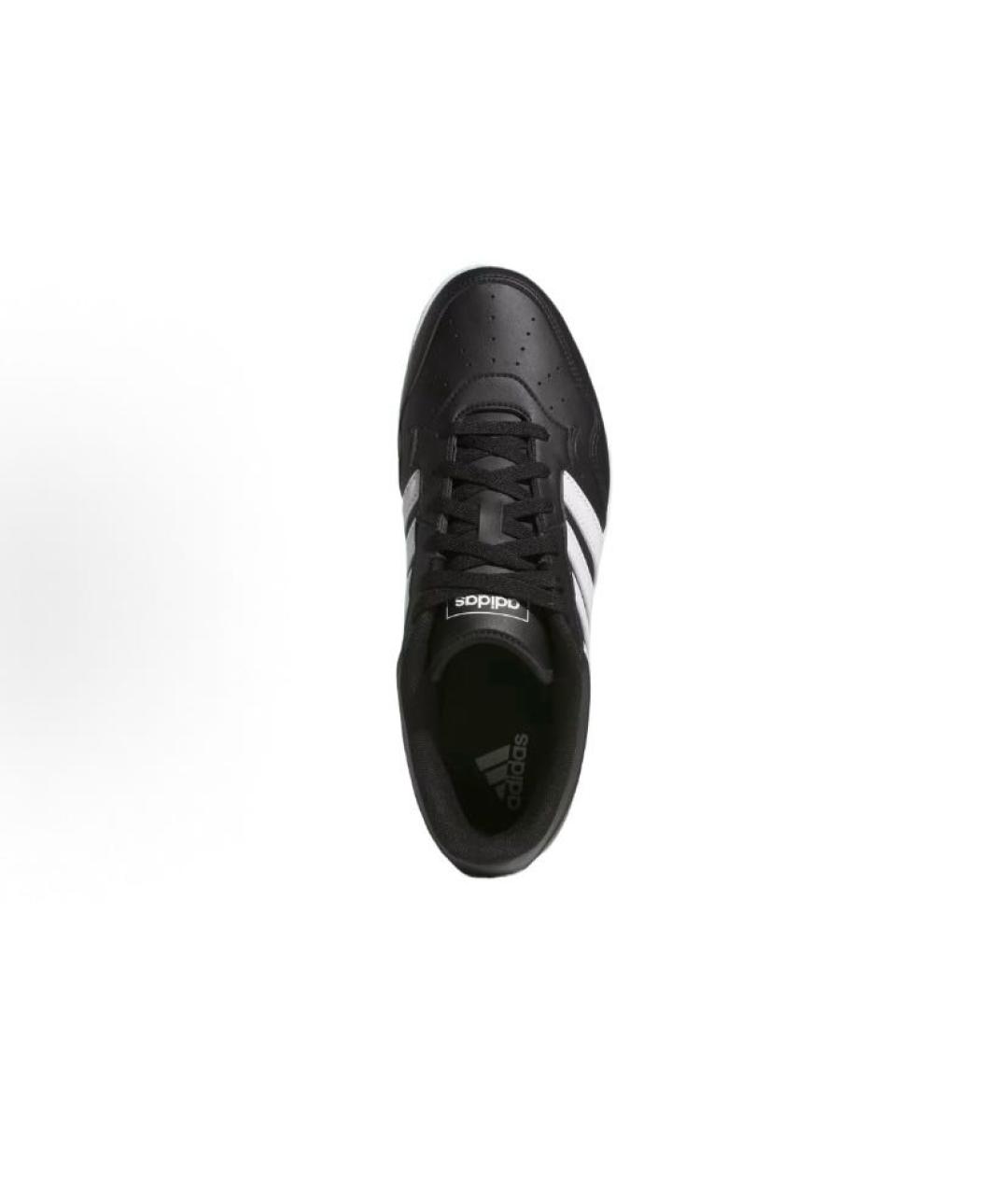ADIDAS Черные кожаные низкие кроссовки / кеды, фото 5