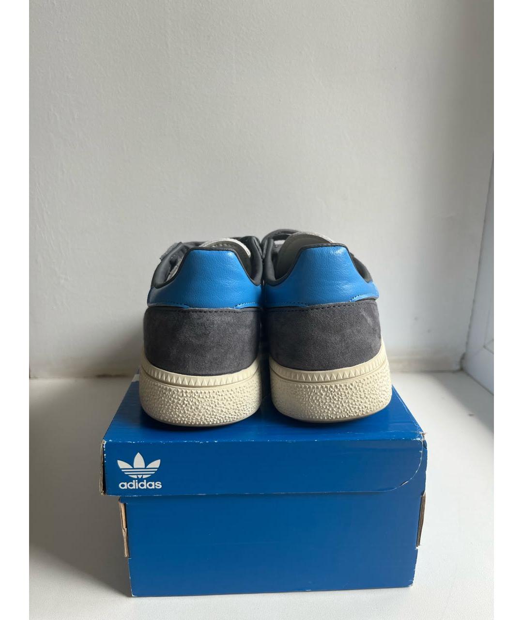 ADIDAS Антрацитовые замшевые кеды, фото 4