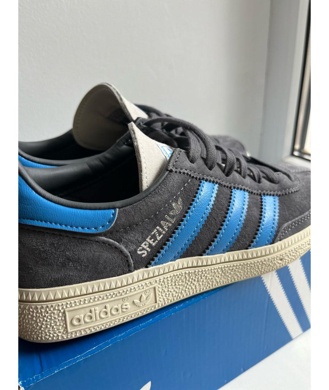 ADIDAS Антрацитовые замшевые кеды, фото 6