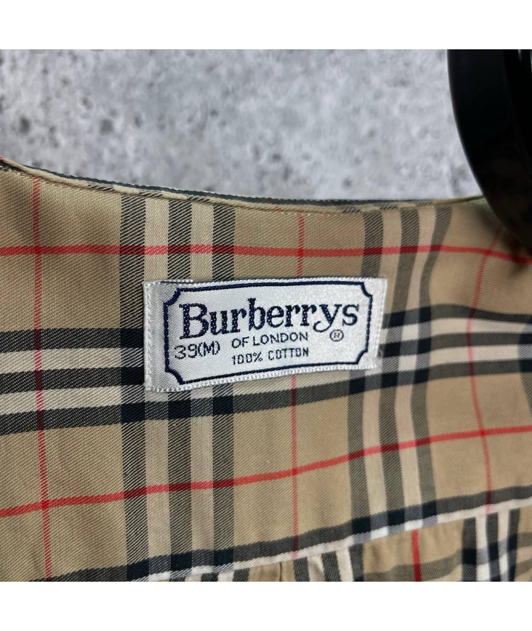BURBERRY Бежевая кэжуал рубашка, фото 4
