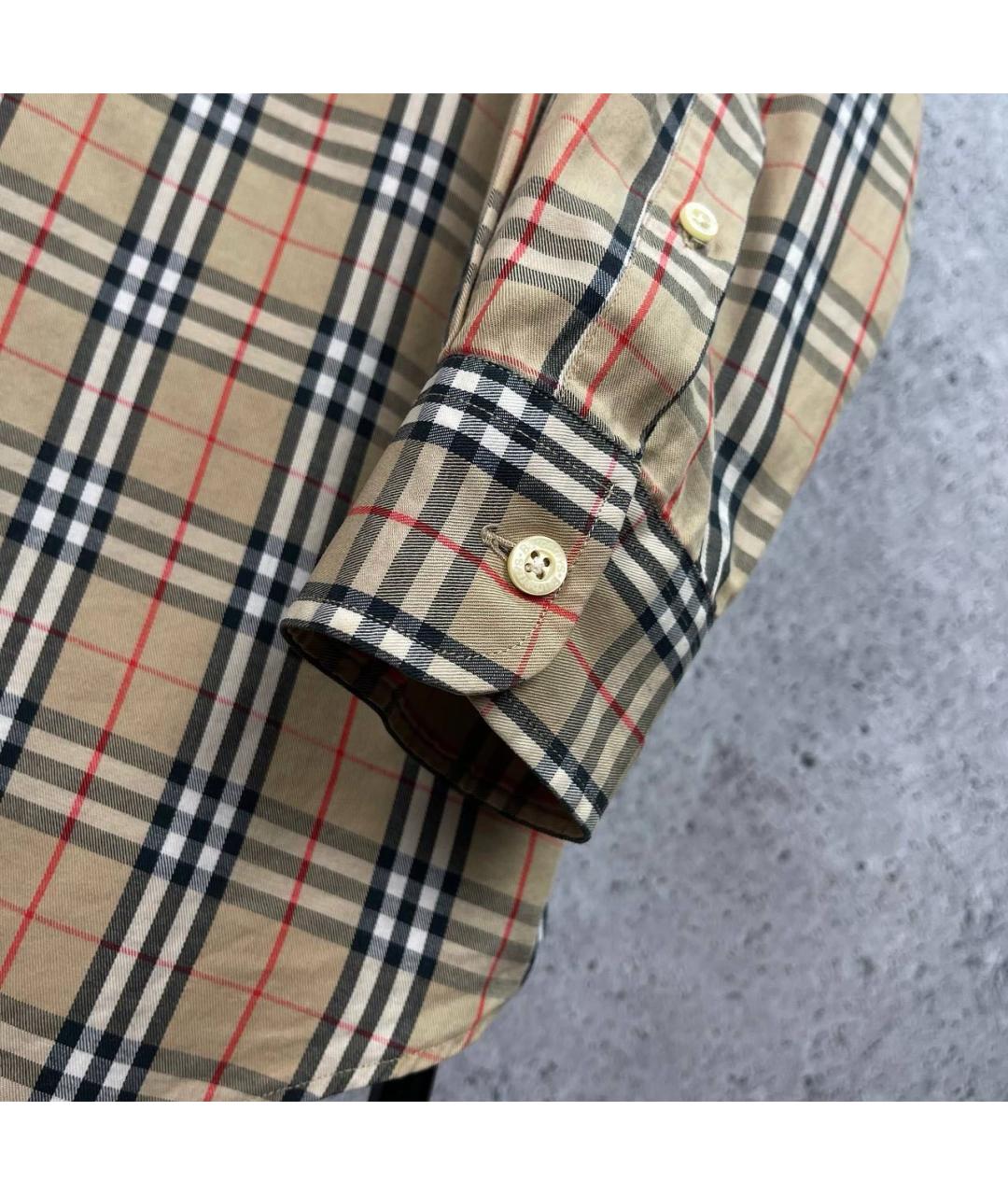 BURBERRY Бежевая кэжуал рубашка, фото 6