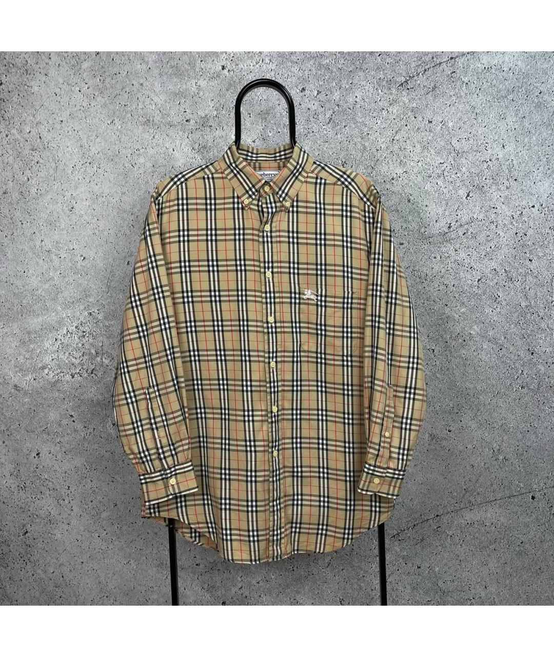 BURBERRY Бежевая кэжуал рубашка, фото 7