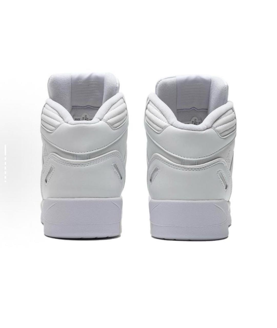 ADIDAS Белые кожаные высокие кроссовки / кеды, фото 5