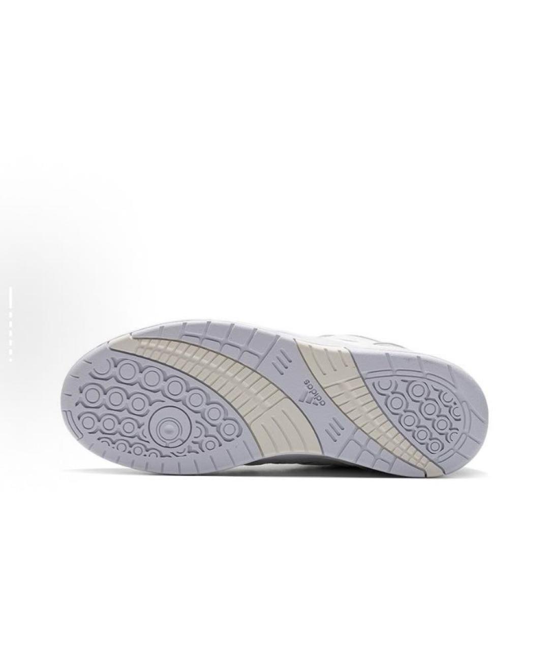 ADIDAS Белые кожаные высокие кроссовки / кеды, фото 6