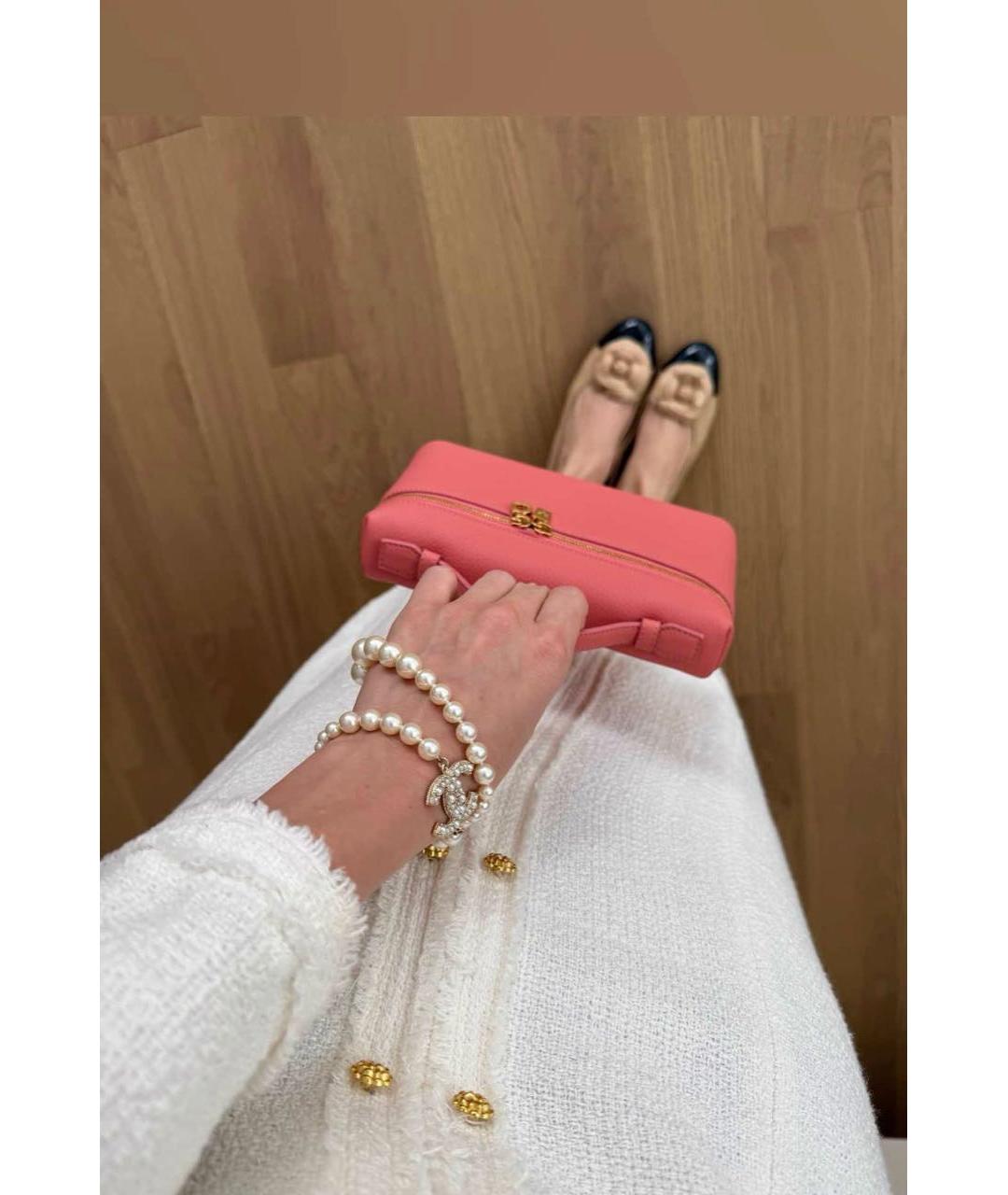 CHANEL Бежевое жемчужное колье, фото 3
