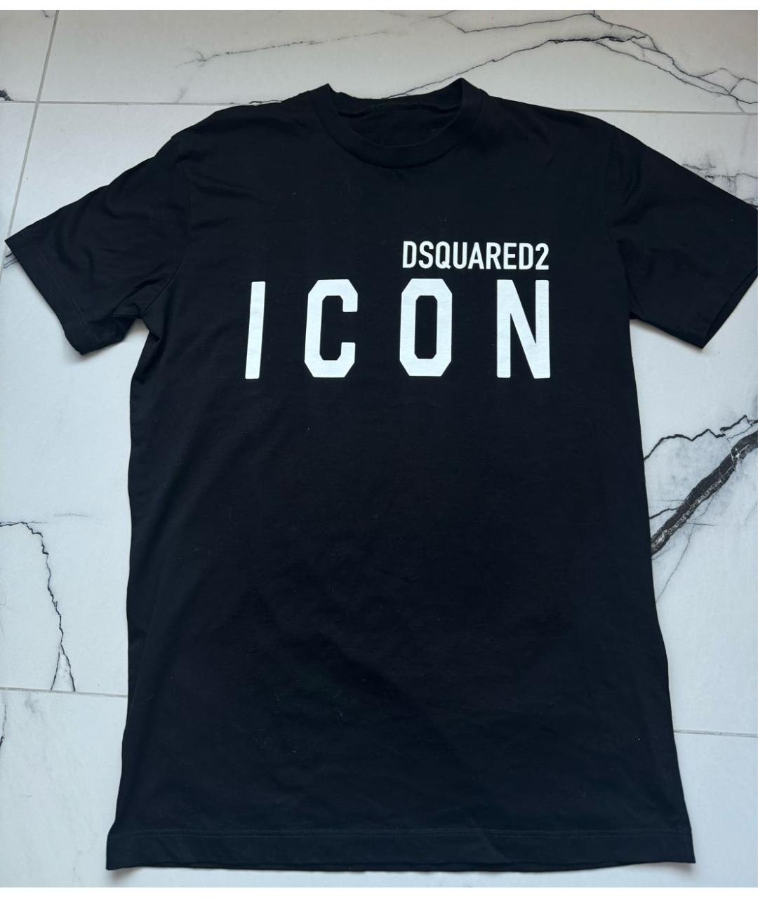 DSQUARED2 Черная футболка, фото 5