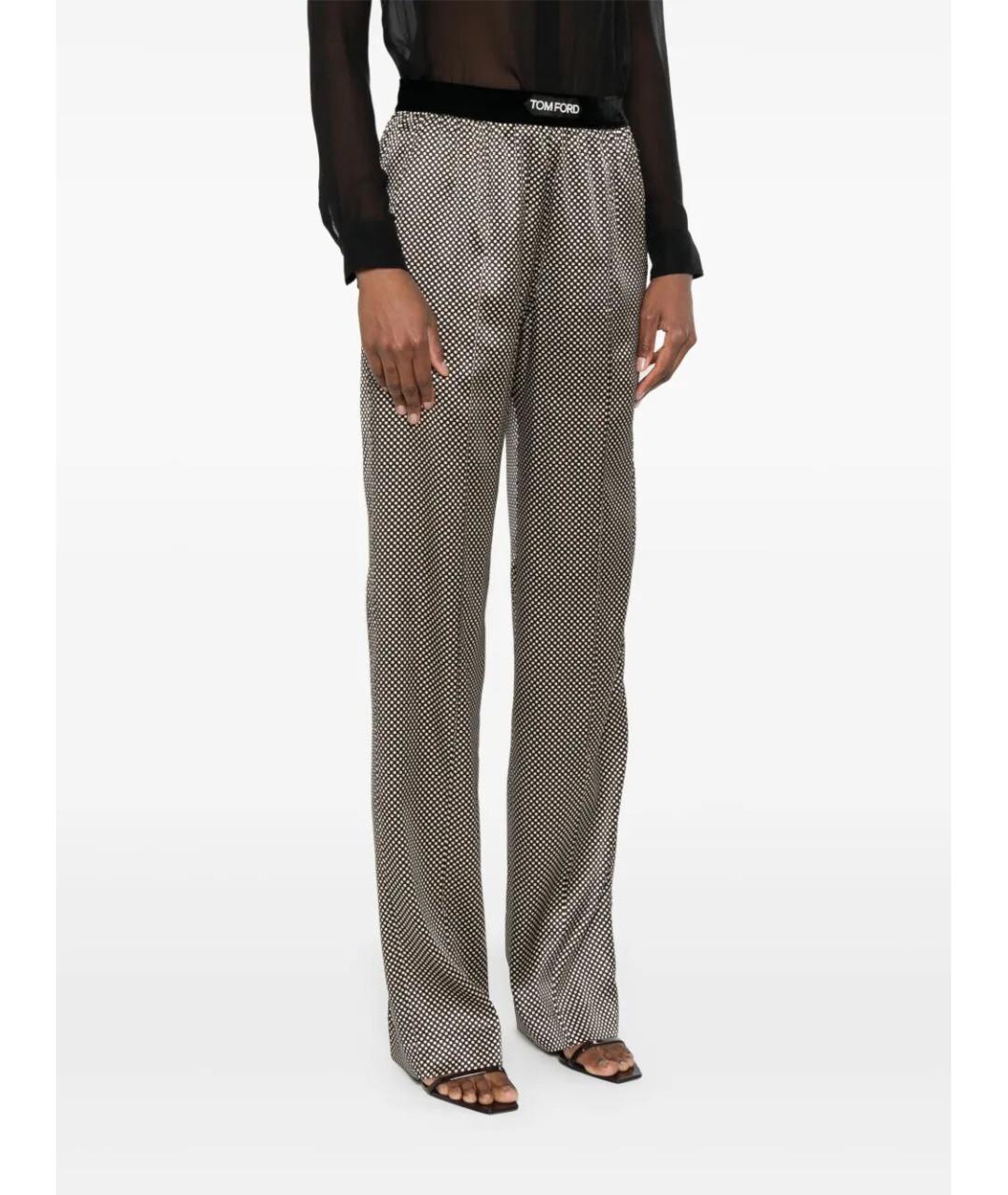 TOM FORD Черные прямые брюки, фото 4
