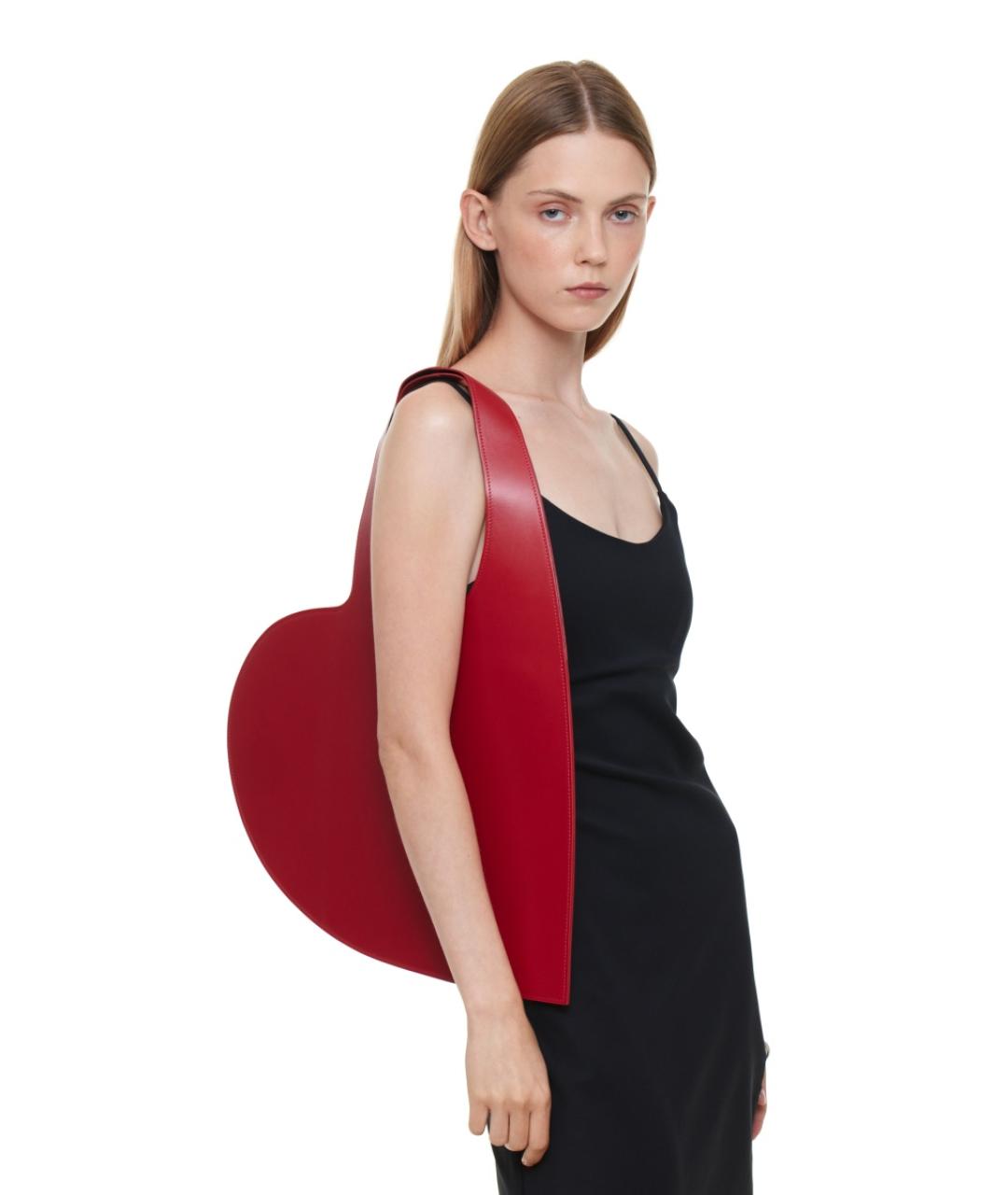 COPERNI Красная кожаная сумка тоут, фото 6